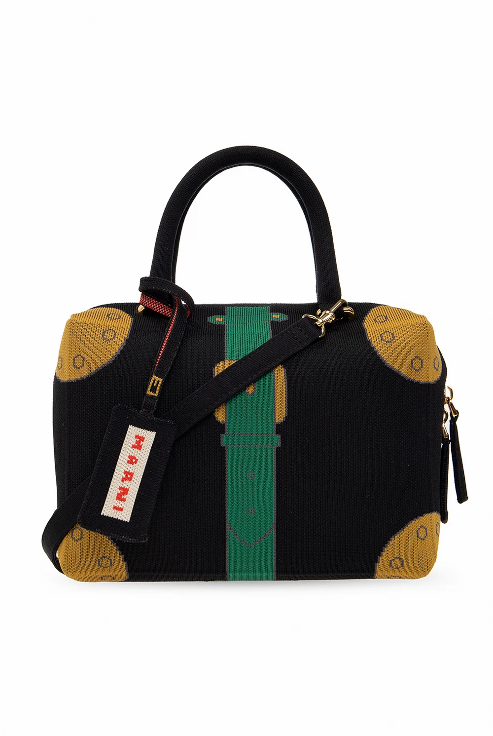 ‘Cubic’ shoulder bag with logo