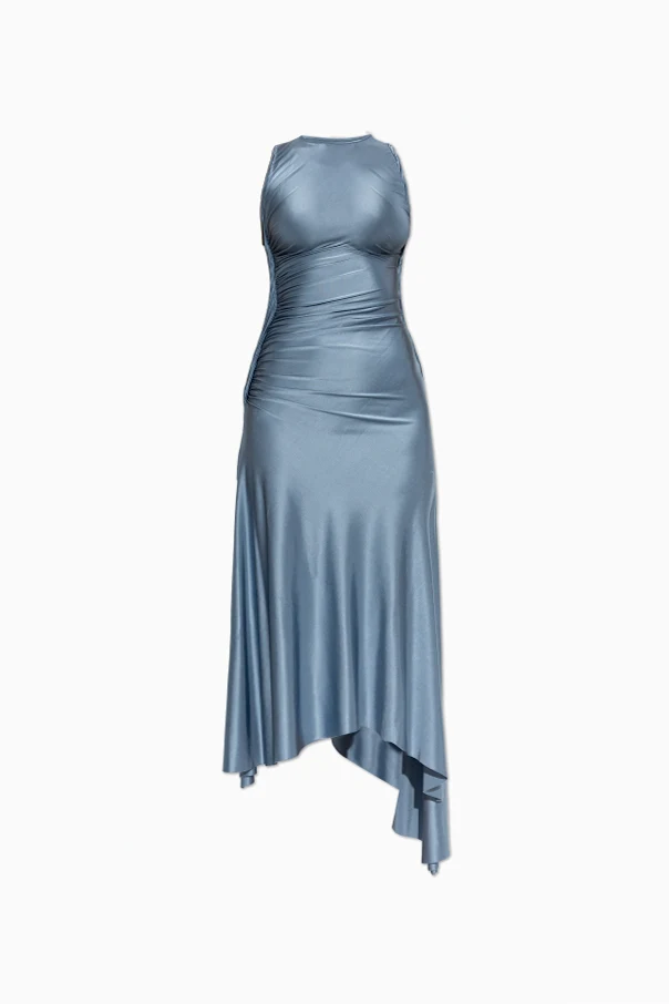 BLAU Drapiertes Kleid