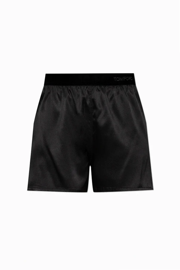 SCHWARZ Seidenshorts