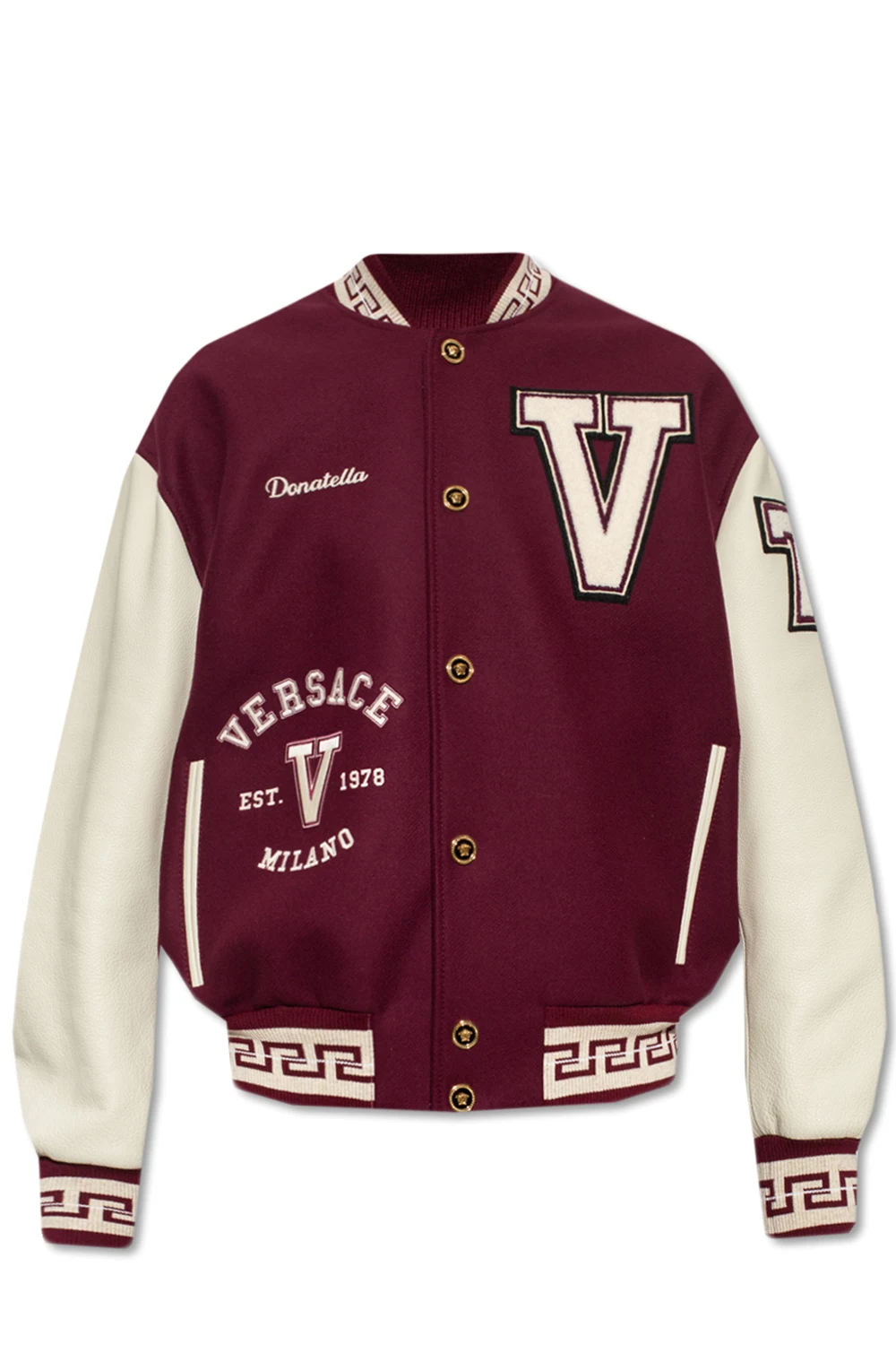 BURGUNDY Bomber jacket