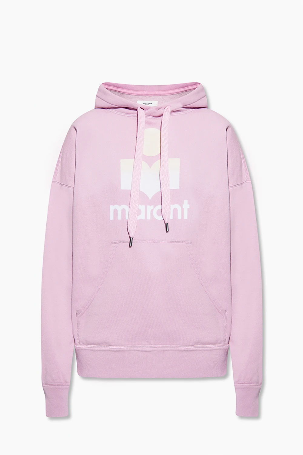 Hoodie with velvet logo