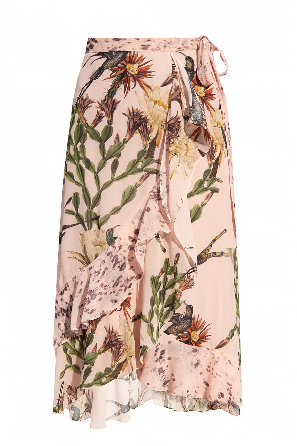 PINK ‘Luca’ printed skirt