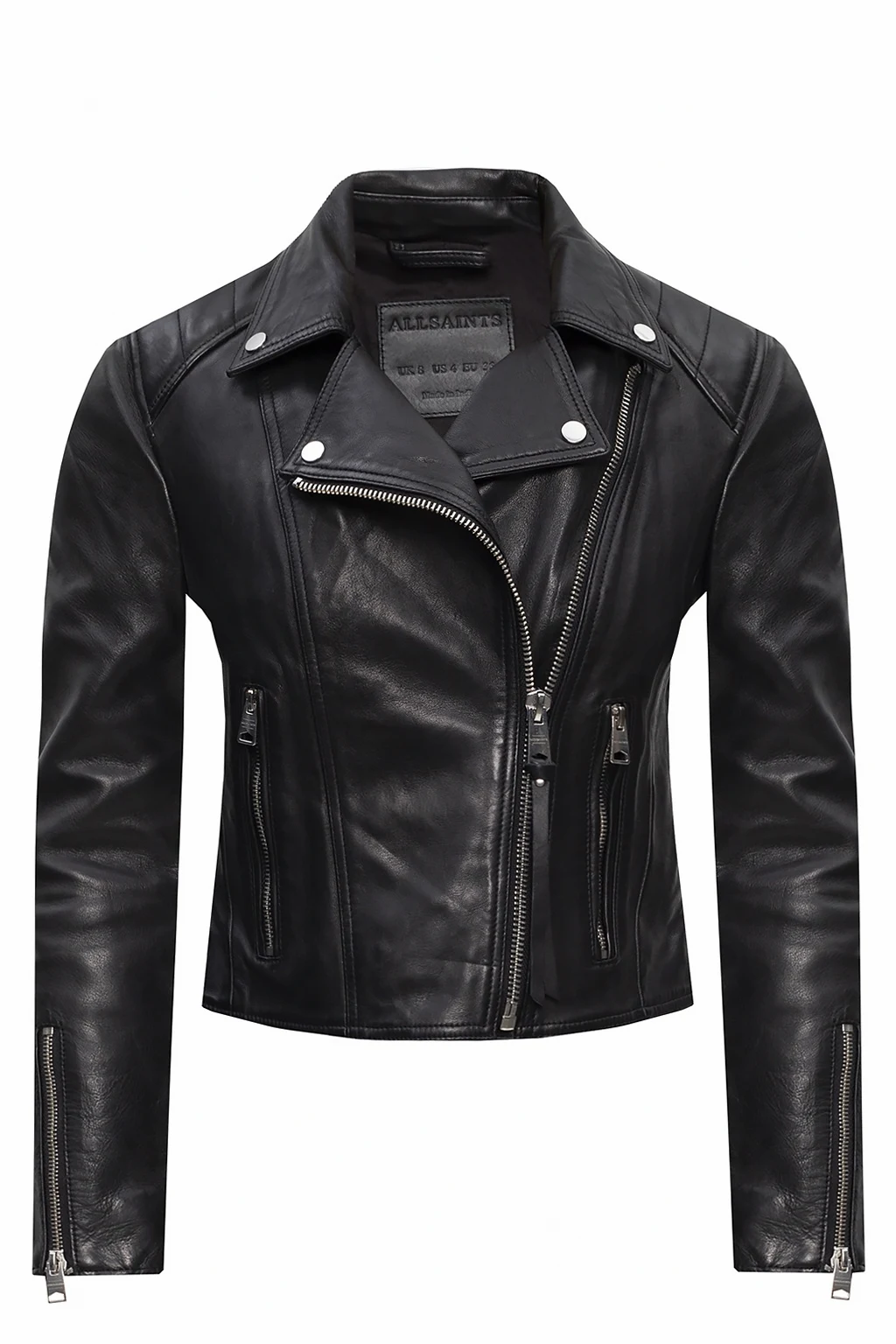BLACK ‘Neve’ leather jacket