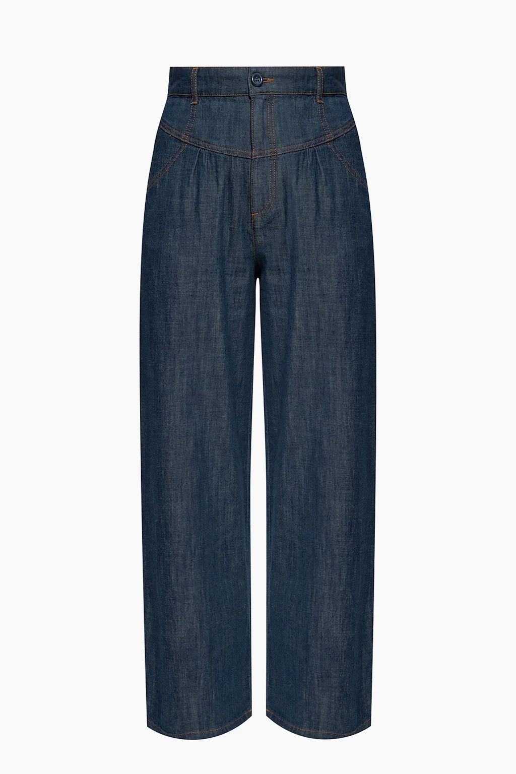 Wide-legged jeans