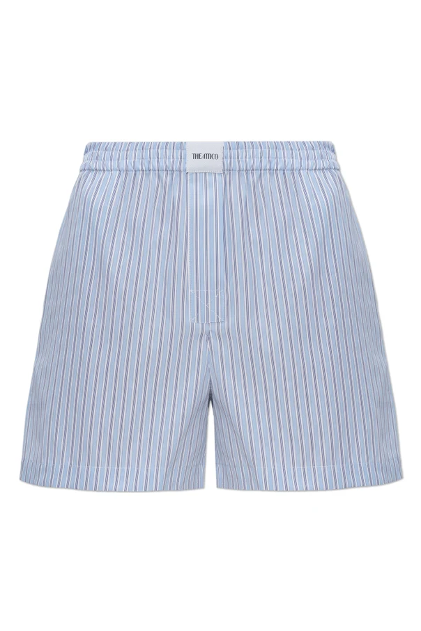 HELLBLAU Shorts mit Streifenmuster