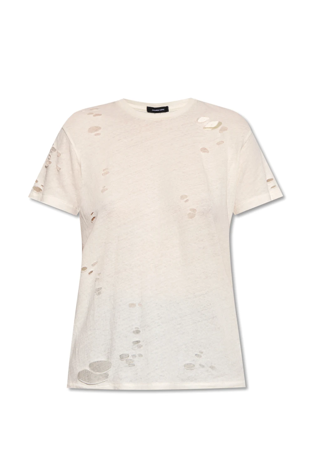 T-shirt with vintage effect