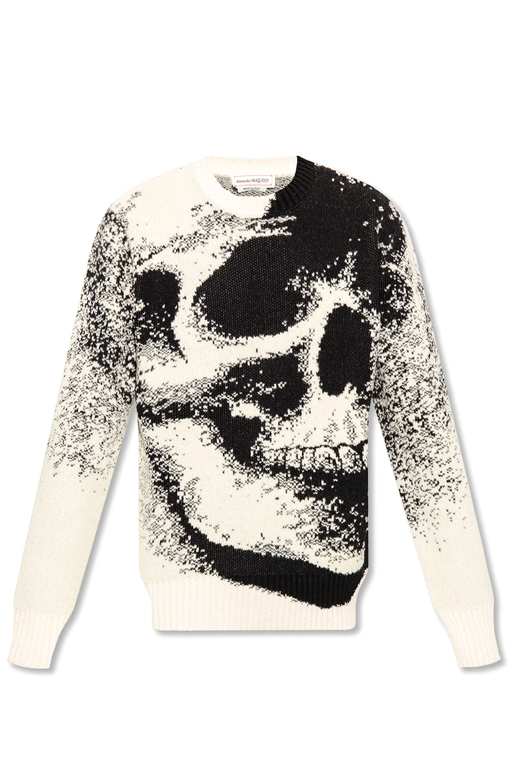 Sweater with skull motif