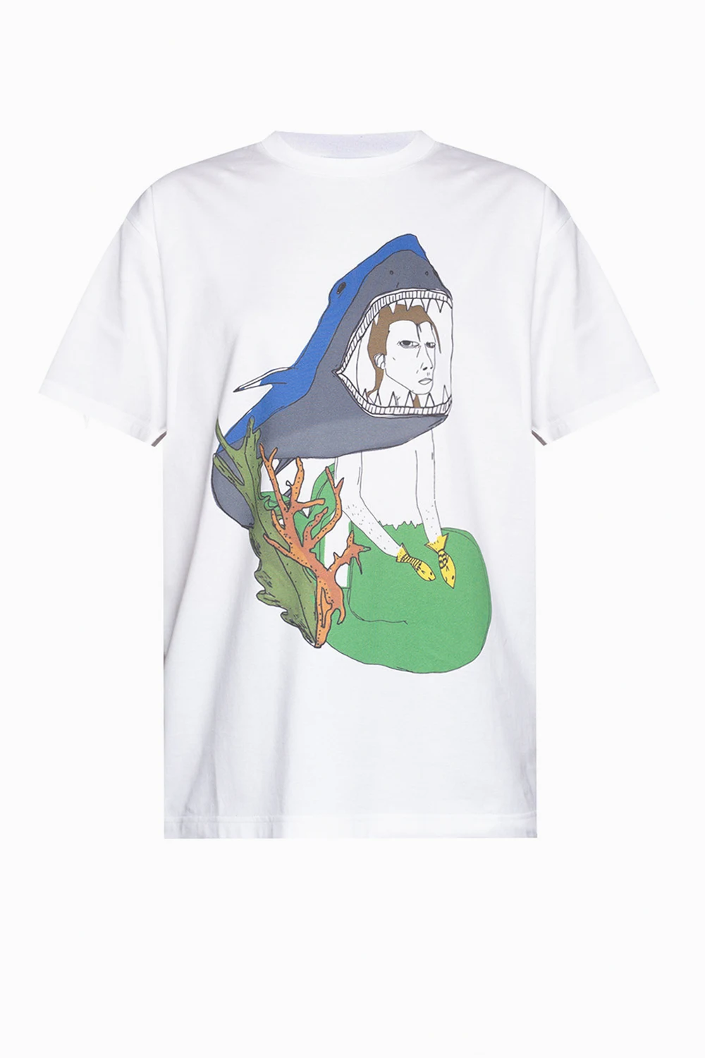 WHITE Printed T-shirt