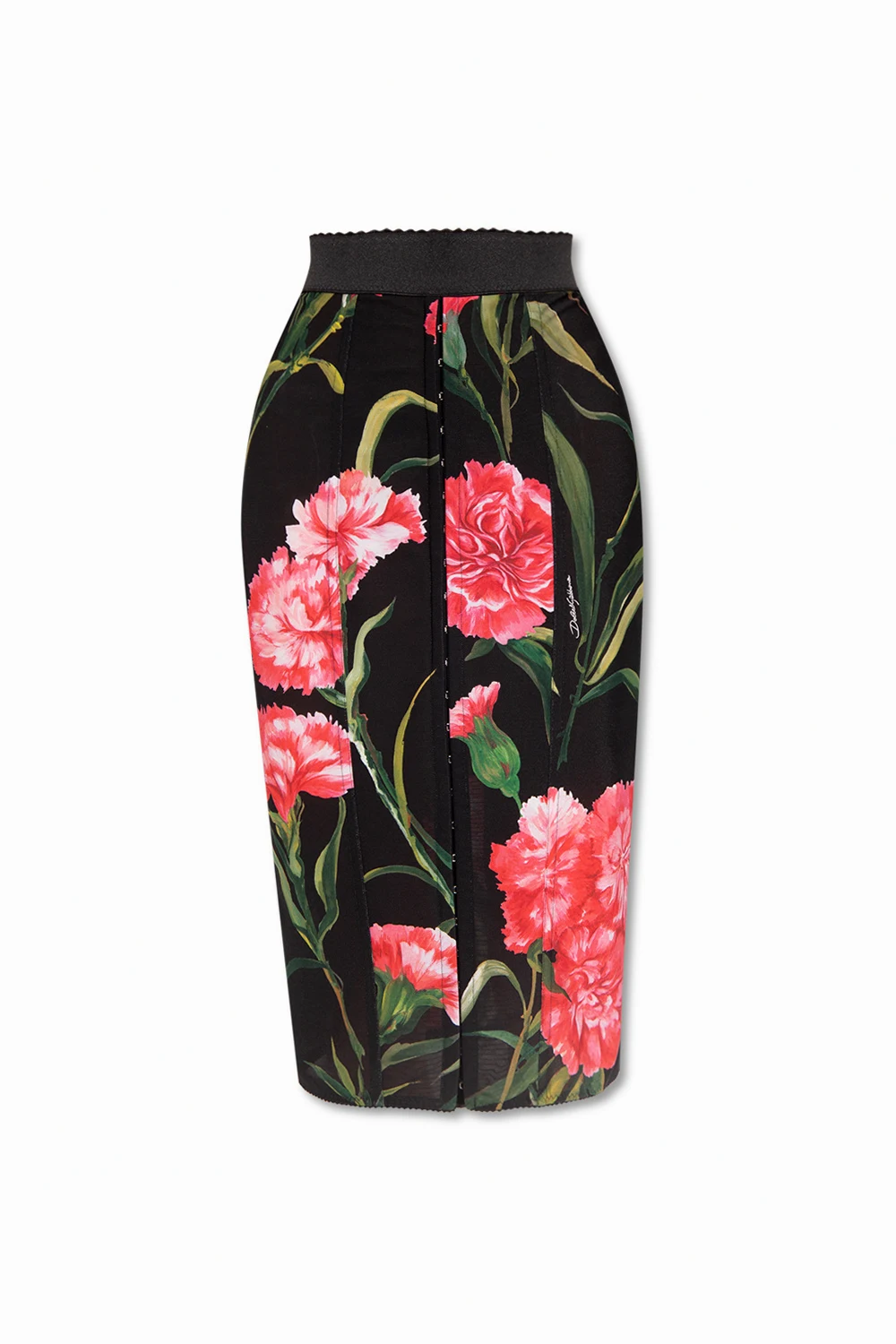BLACK Floral skirt