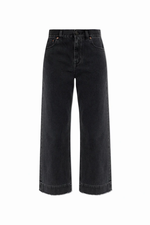 GRAU Jeans mit Logo