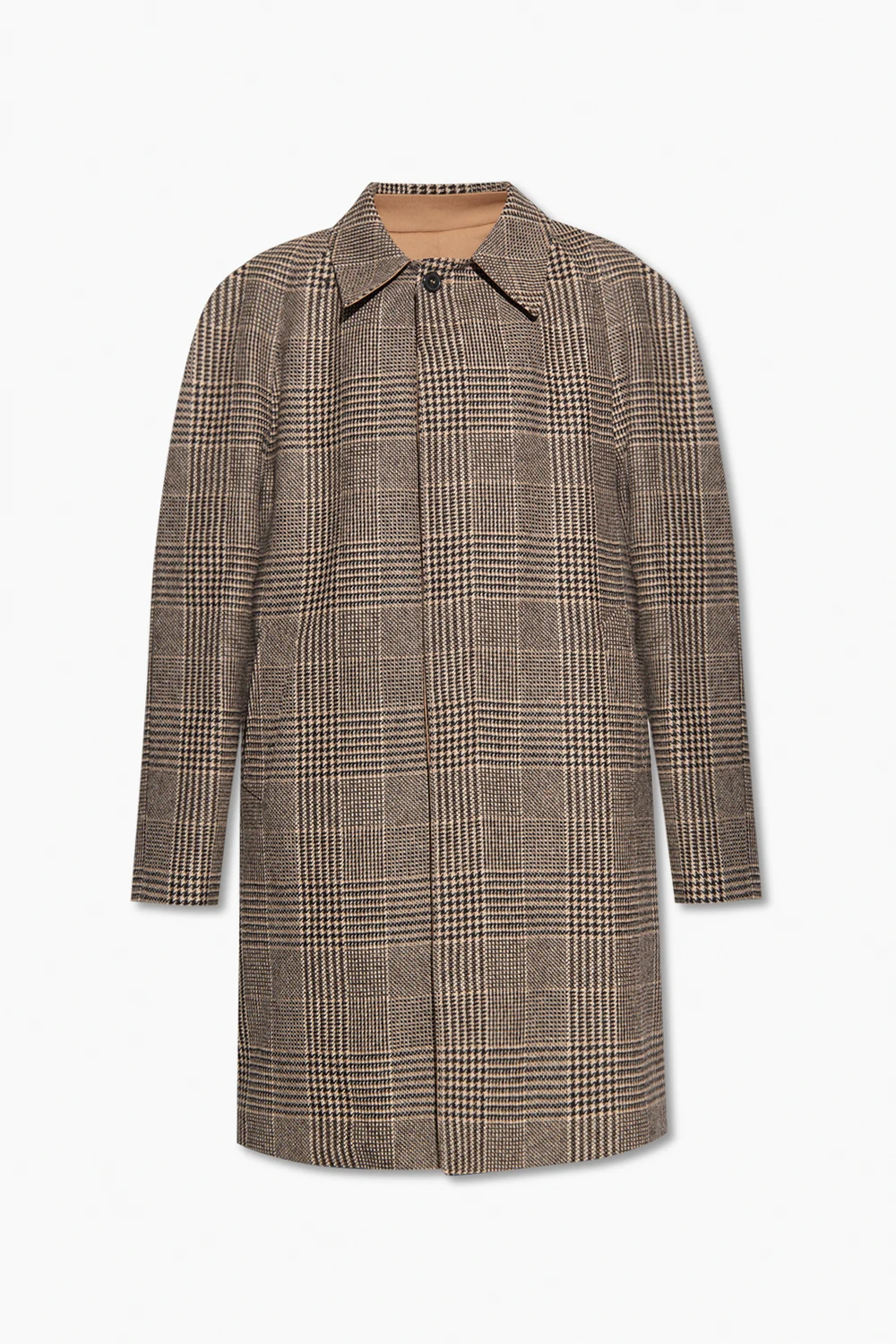 Reversible oversize trench coat