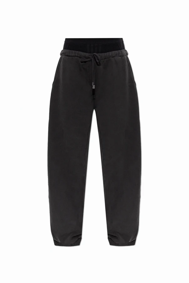 SZARY Spodnie dresowe