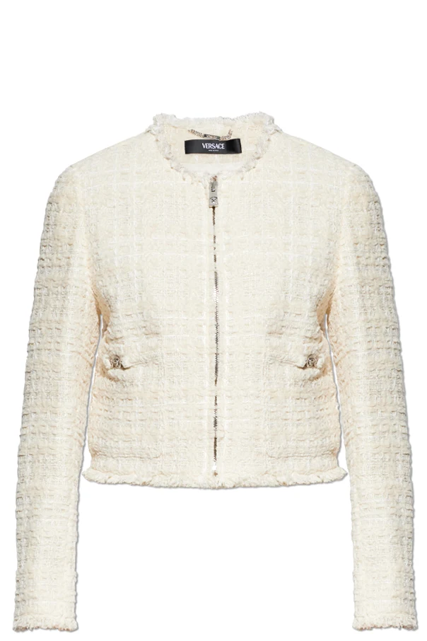 cream Tweed blazer
