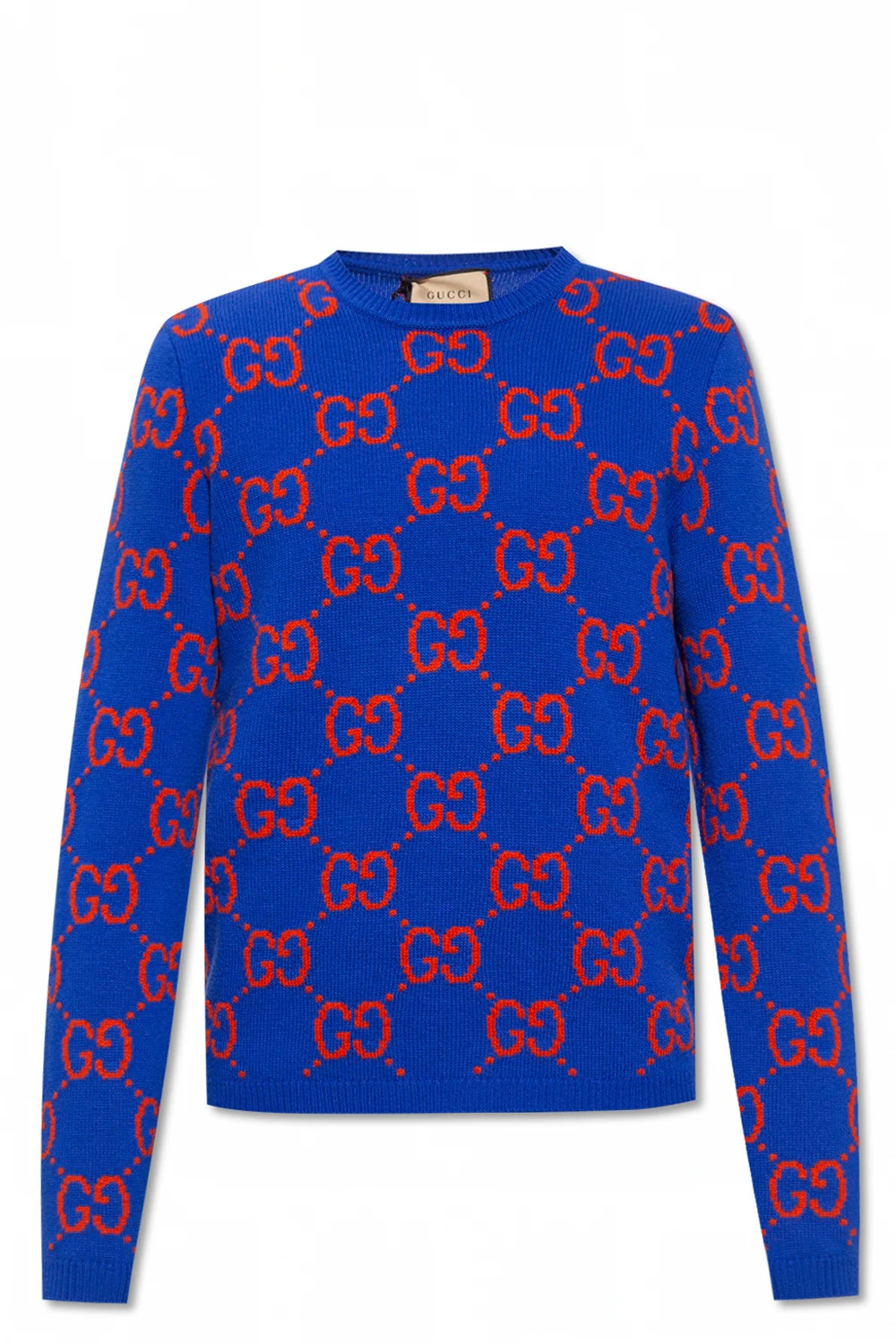 BLUE Sweater with ‘GG’ monogram