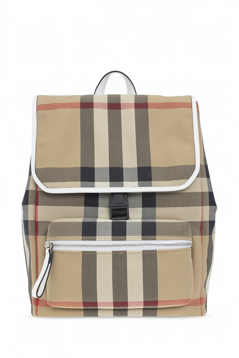 beige ‘Dewey’ checked backpack