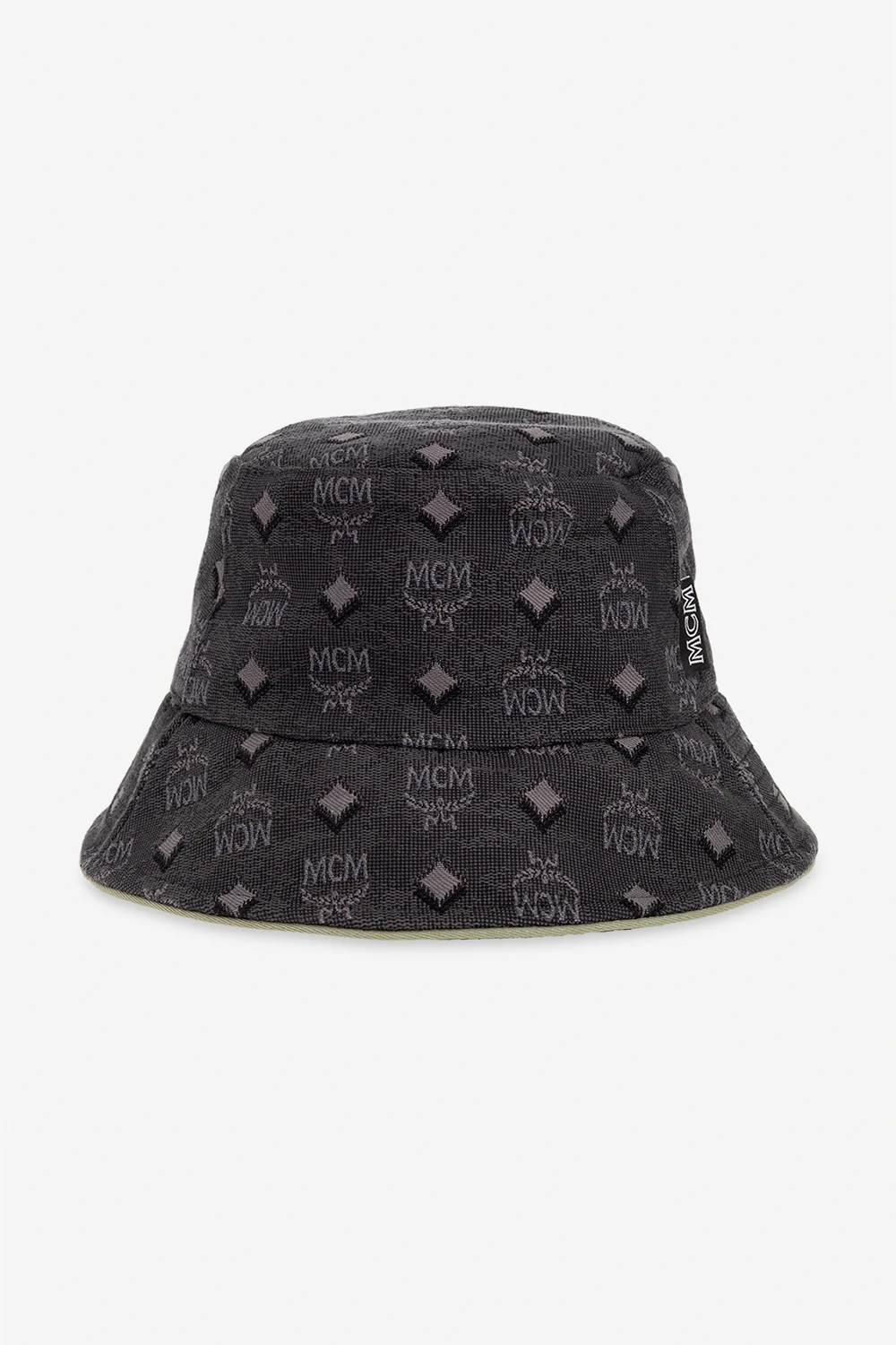 GREY Bucket hat with logo