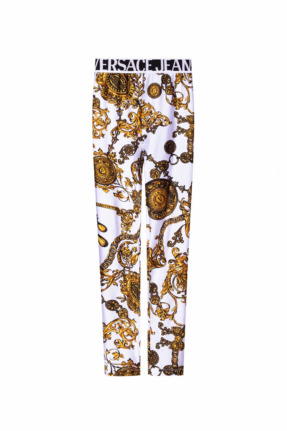 WHITE Leggings with logo