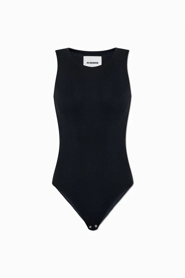 BLACK Sleeveless bodysuit