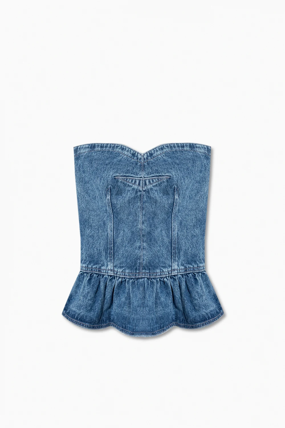 ‘Solizinia’ denim sleeveless top