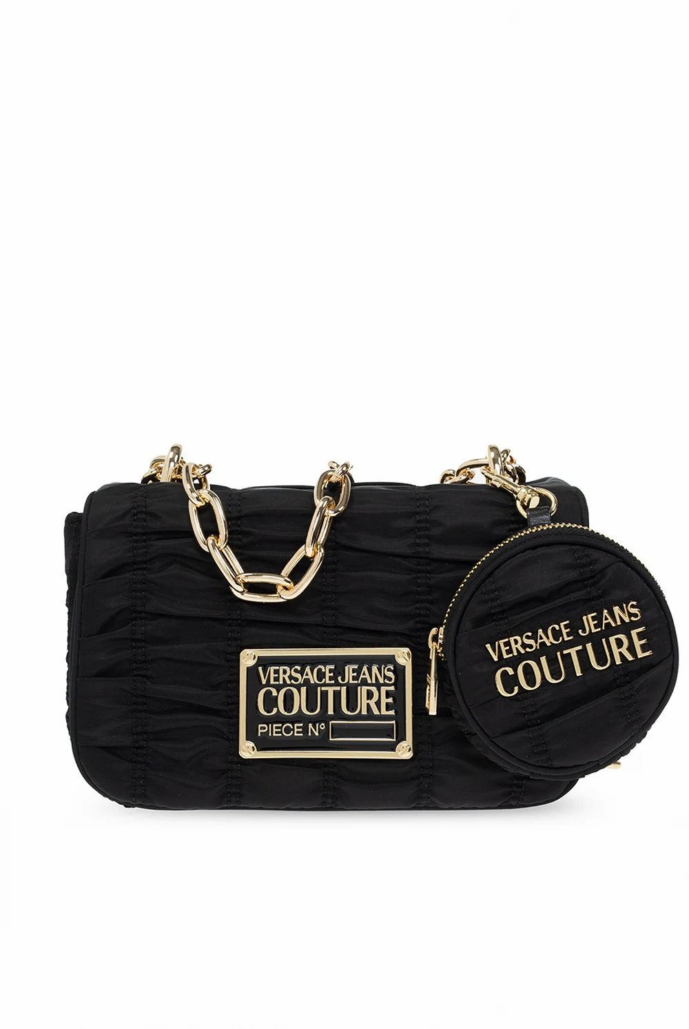 BLACK Shoulder bag with pouch