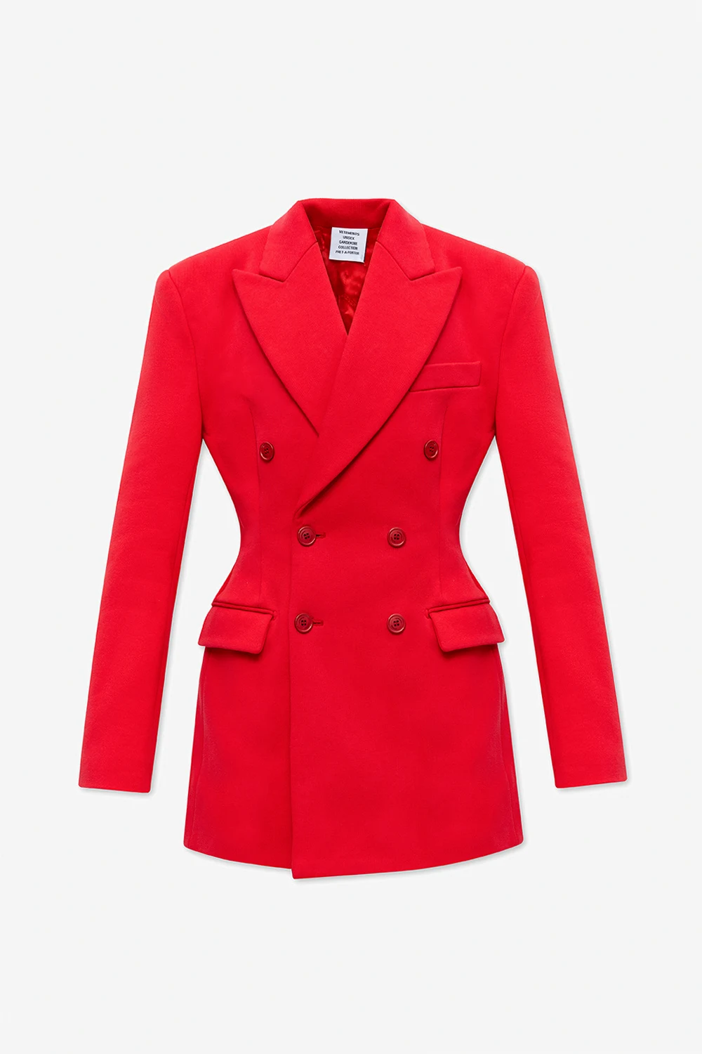 RED Double-breasted blazer