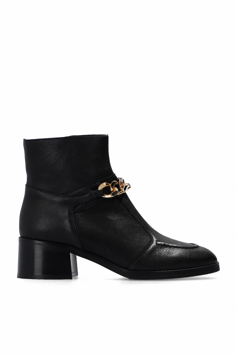 BLACK Heeled ankle boots