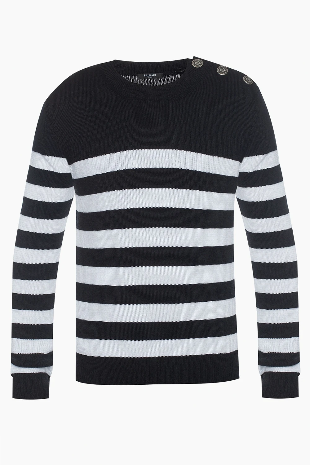 BLACK Striped sweater