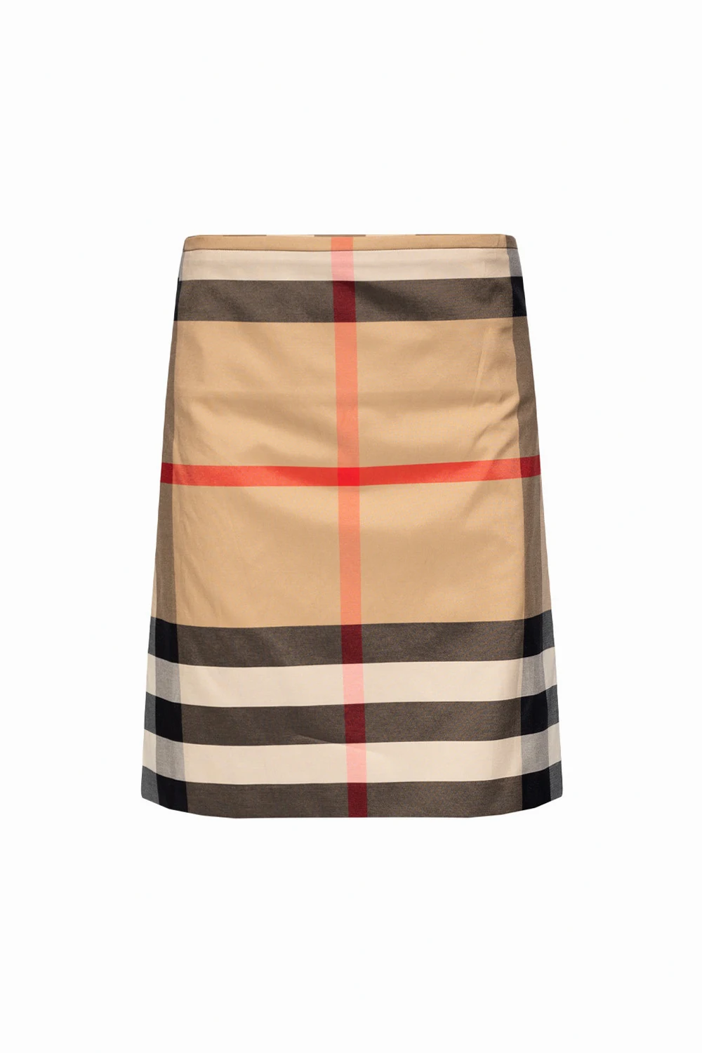 Plisowany kilt ze wzorem w kratę