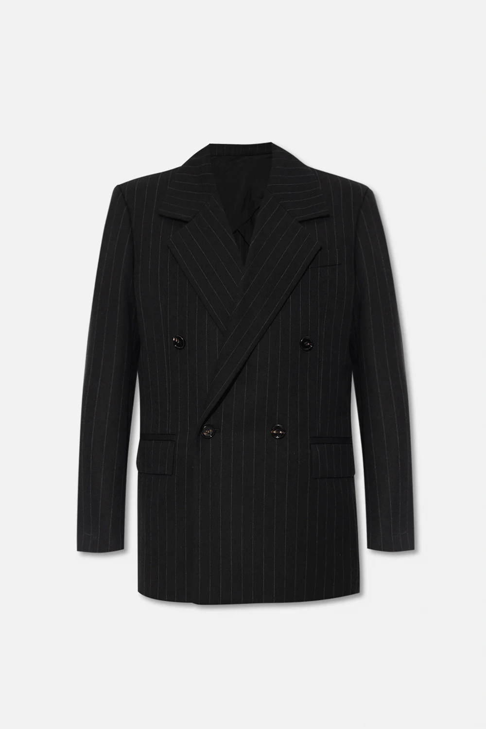 BLACK Double-breasted blazer