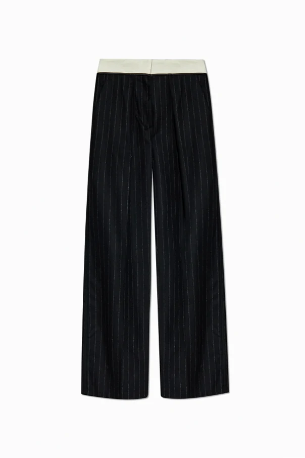 BLACK Wide-leg pants
