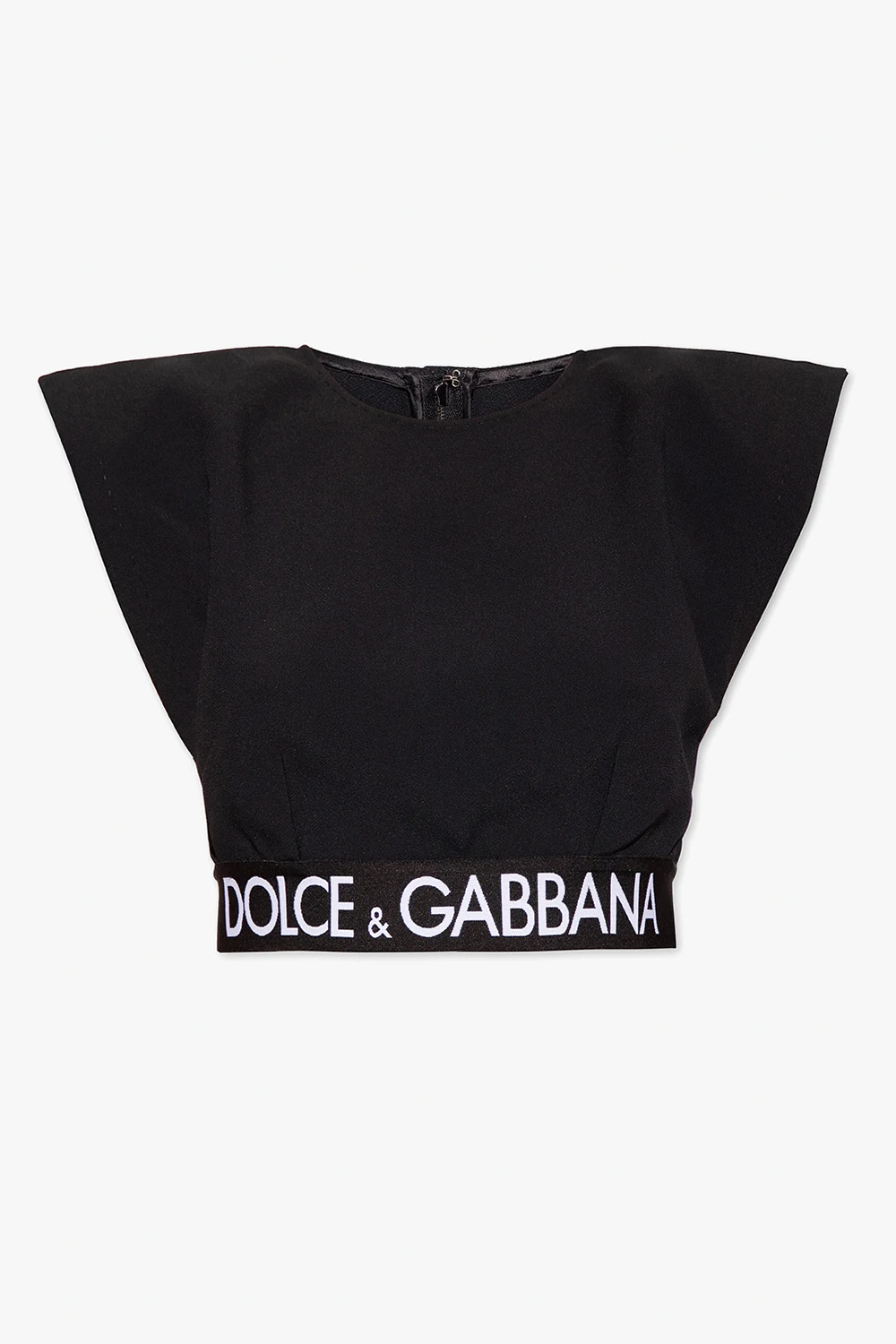 BLACK Top with padded shoulders