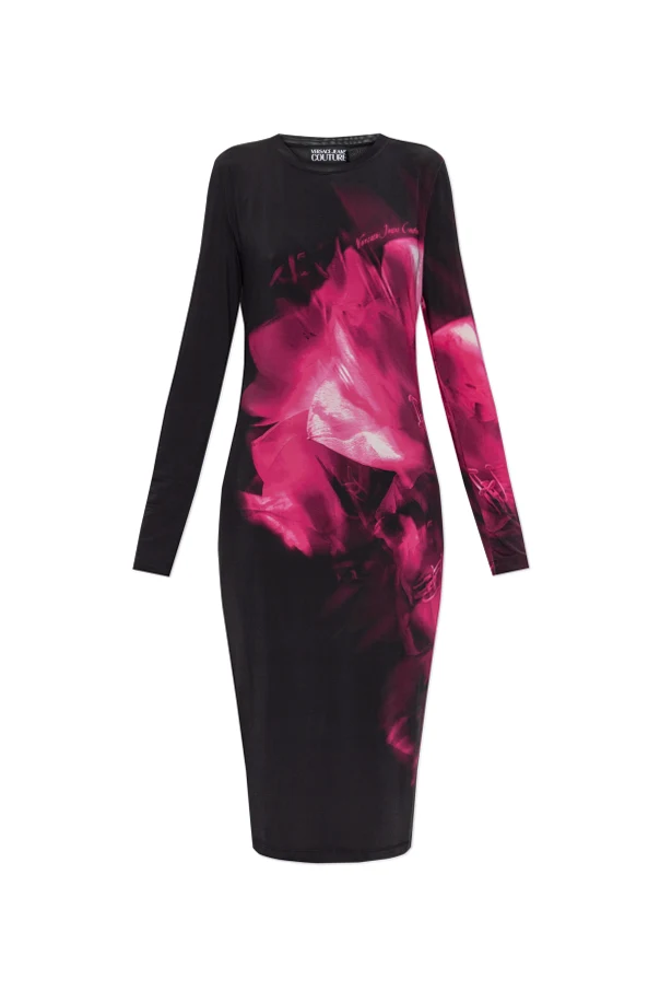 BLACK Dress with long sleeves
