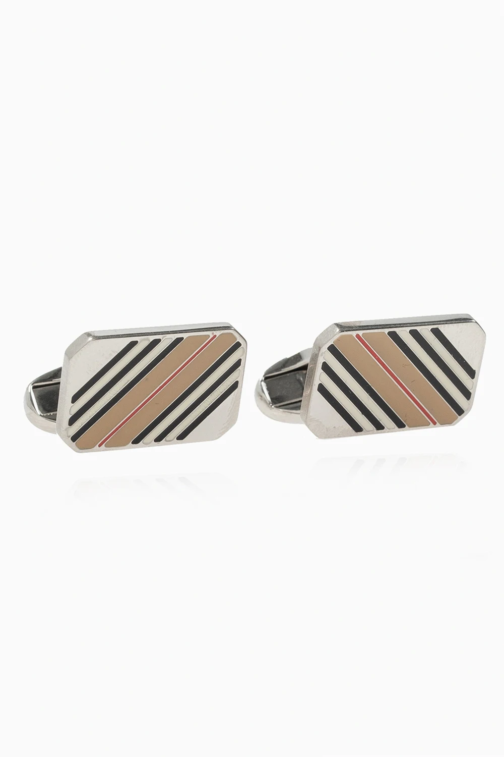 SILVER Cuff links with logo