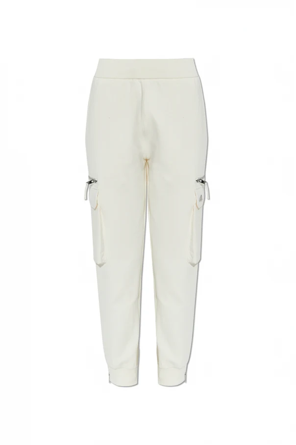 cream Cargo sweatpants