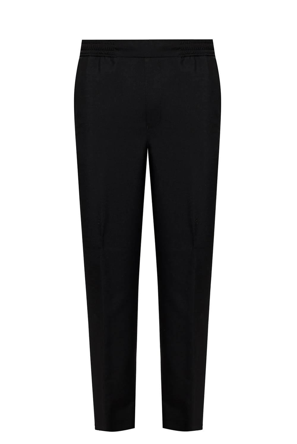 Creased trousers