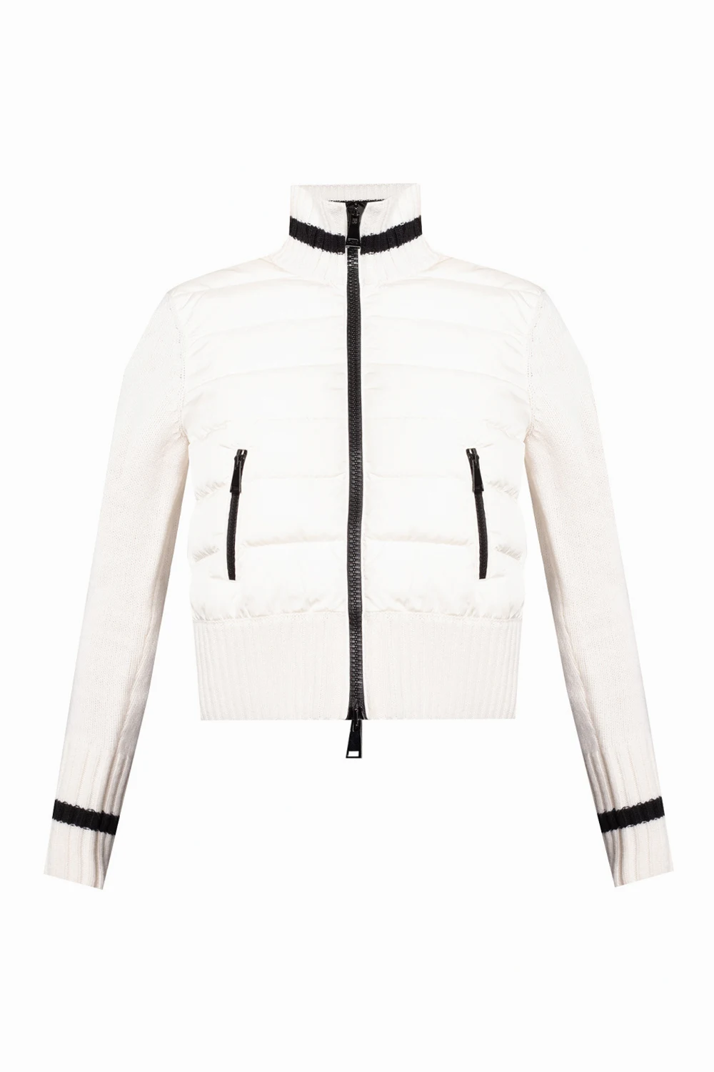 Sweater with padded panel