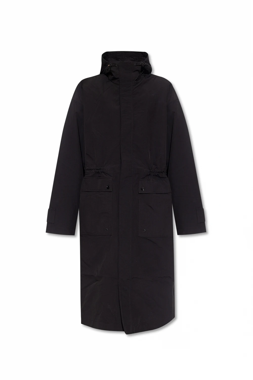 BLACK ‘J-Lui’ coat with antibacterial layer