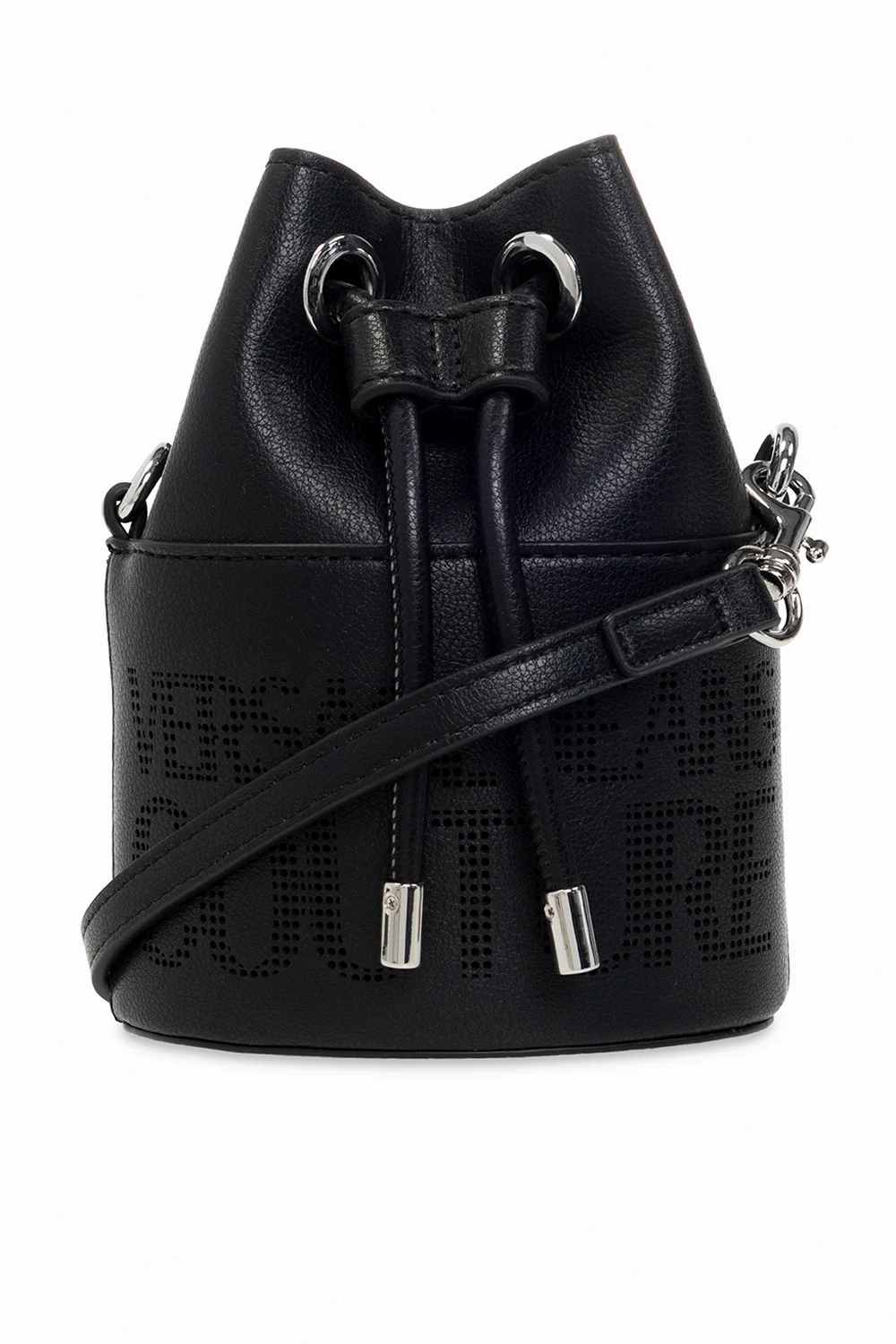 BLACK Small bucket shoulder bag