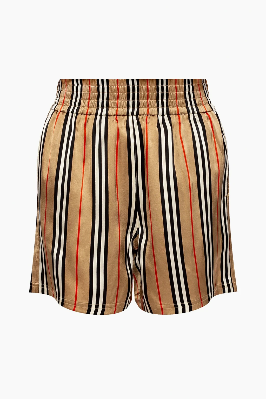 BROWN Silk shorts