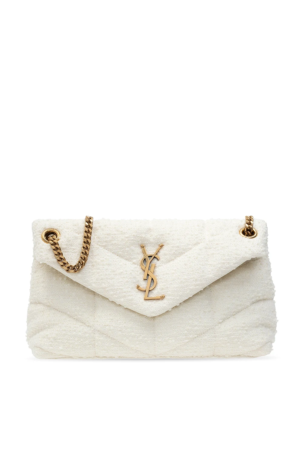 Tweed shoulder 'Puffer' bag