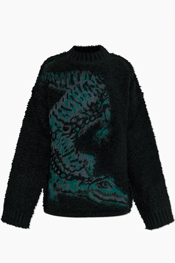 GREEN Loose-fit sweater