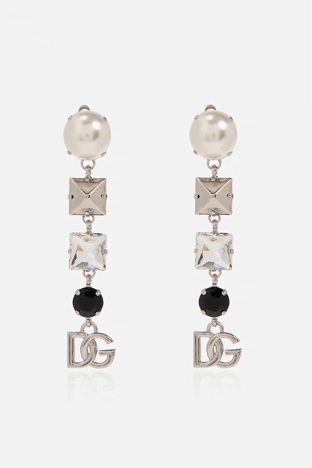 Drop clip-on earrings