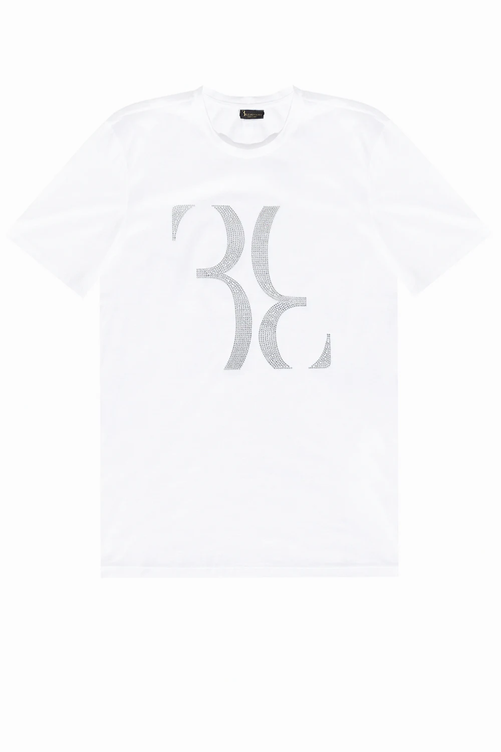 WHITE Sequinned T-shirt