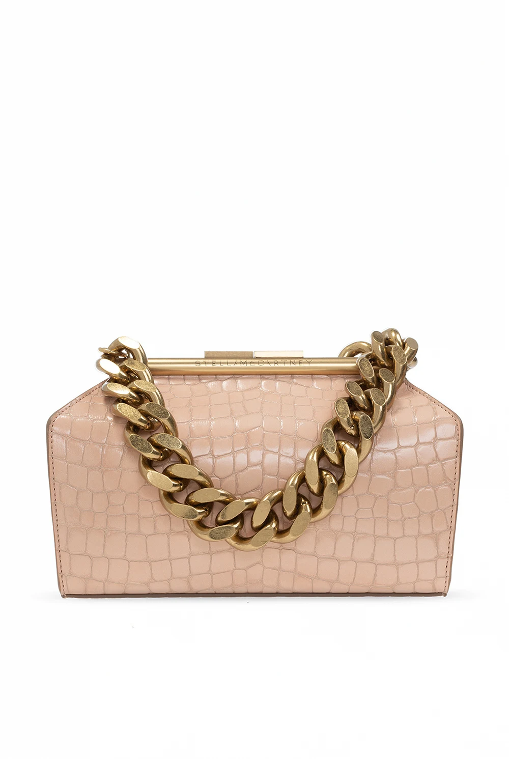 beige ‘Chunky Chain’ shoulder bag