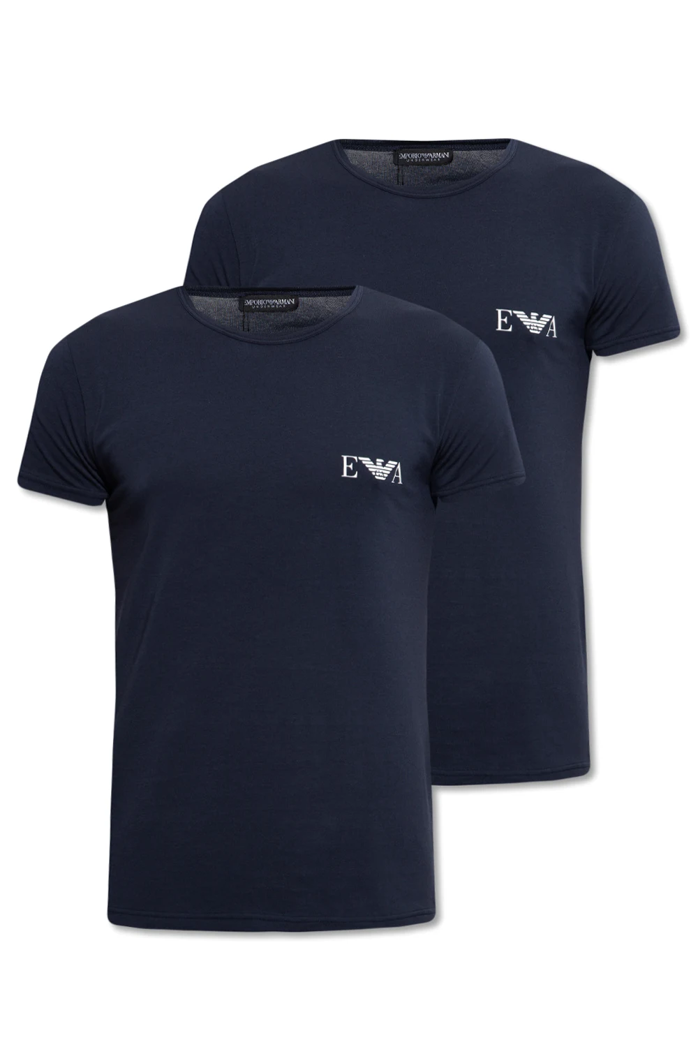 Dwupak bawełnianych t-shirtów z logo