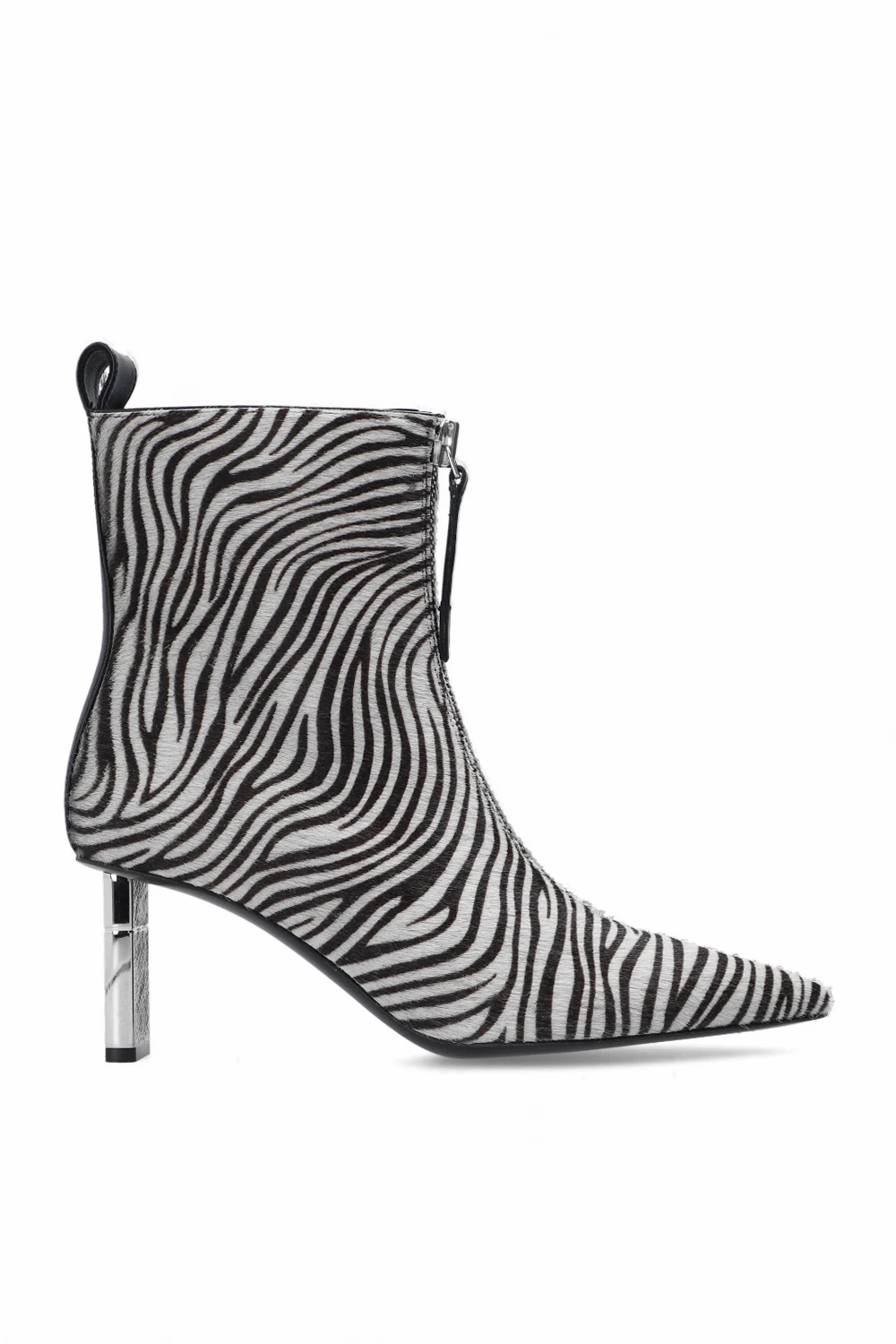 GREY ‘D-Lezippo’ heeled ankle boots
