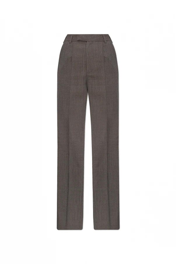 BLACK Creased trousers