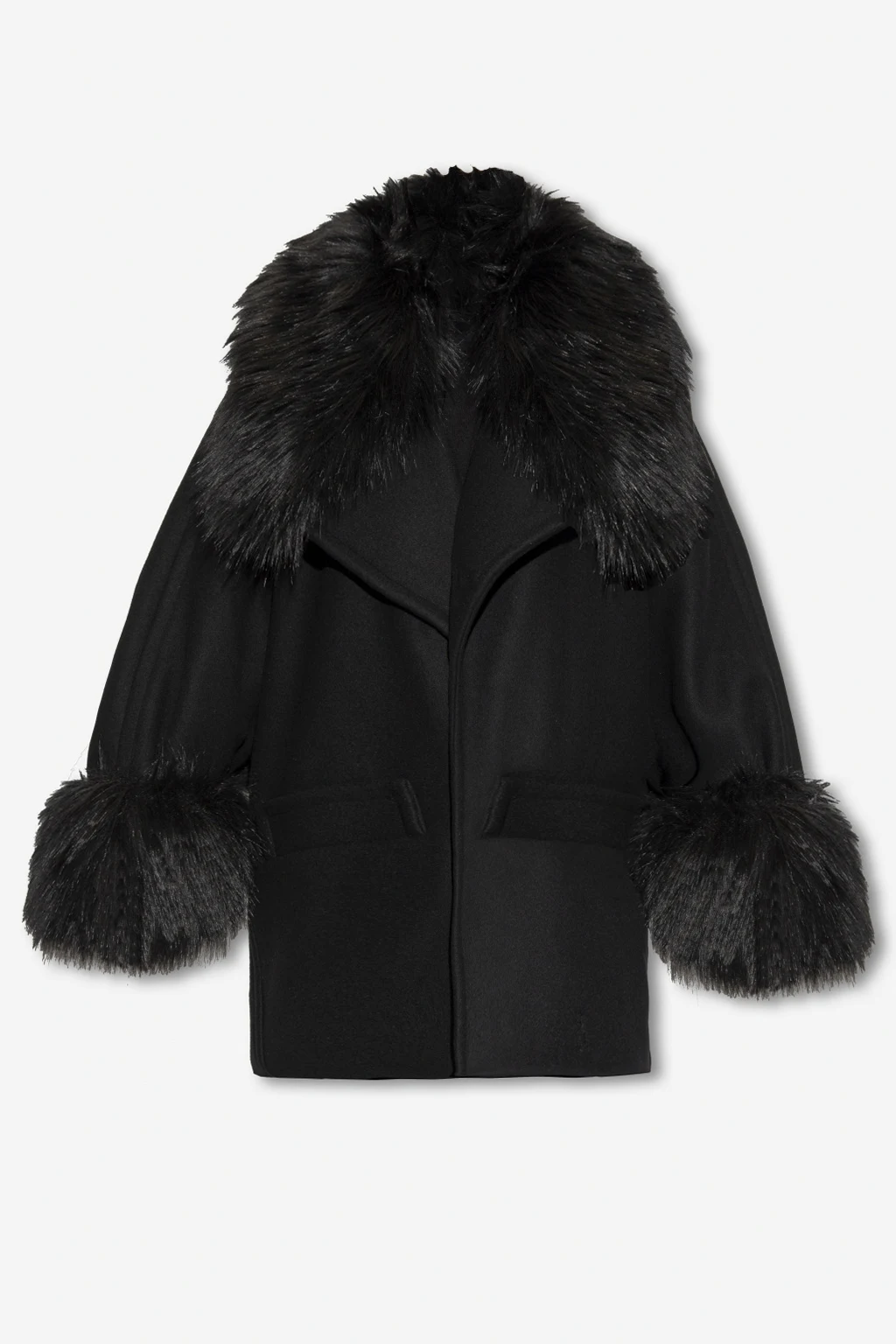 Animal-free fur coat