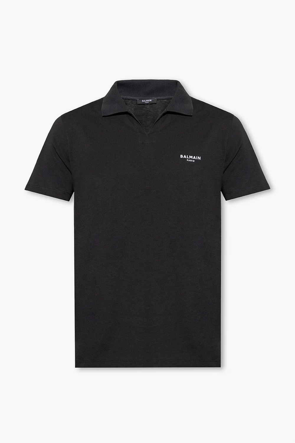 BLACK Cotton polo shirt