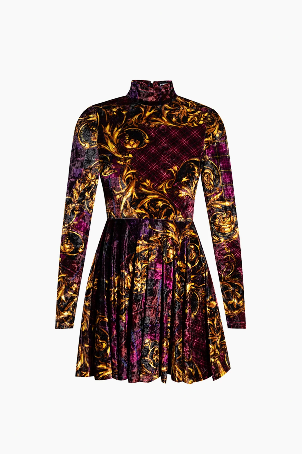 MULTICOLOUR Dress with band collar